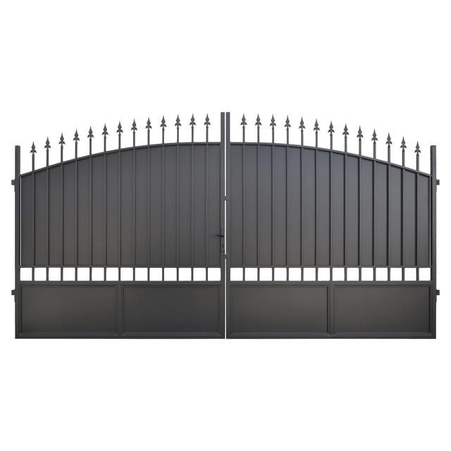 CANCELLO VELARIO DUE ANTEZINCATO E VERNICIATO NERO400x180/210 cm (LxH) | Tecnomat CANCELLO VELARIO DUE ANTEZINCATO E VERNICIATO NERO400x180/210 cm (LxH) - 2 | Tecnomat