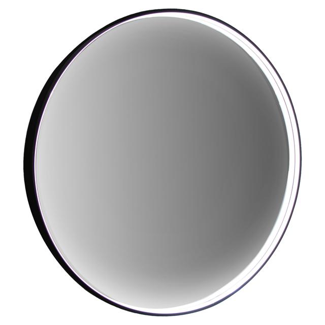 SPECCHIO NOA Ø 60 cm CON CORNICE NERA REVERSIBILE STRIP LED 19 W LUCE FREDDA | Tecnomat SPECCHIO NOA Ø 60 cm CON CORNICE NERA REVERSIBILE STRIP LED 19 W LUCE FREDDA | Tecnomat