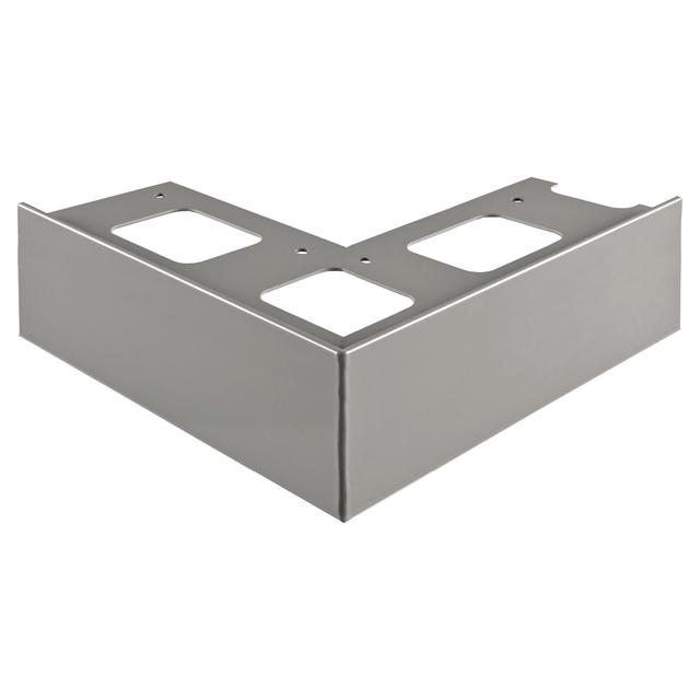 ANGOLO ESTERNO PROFILO MARCIAPIEDE 160x160mm H10mm ALLUMINIO DARK GREY | Tecnomat ANGOLO ESTERNO PROFILO MARCIAPIEDE 160x160mm H10mm ALLUMINIO DARK GREY - 2 | Tecnomat