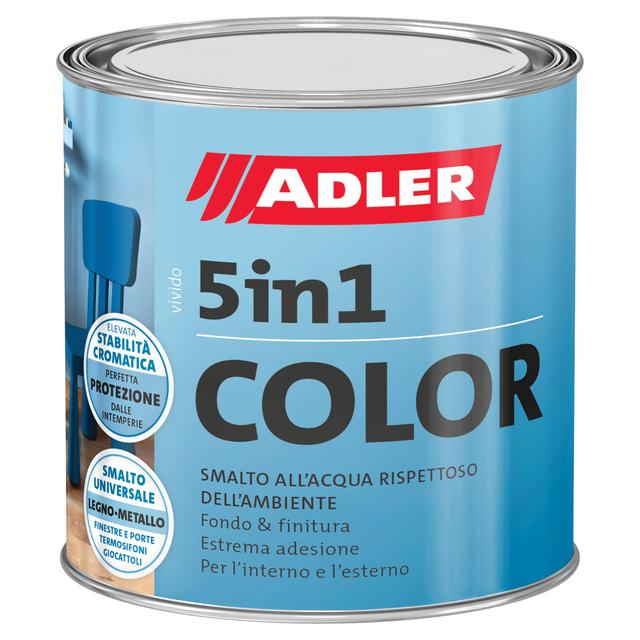 SMALTO LEGNO ACQUA ADLER 5 IN 1 0,75 l MARRONE NOCE RAL 8011 RESA 6 - 8 m² PRONTO USO | Tecnomat SMALTO LEGNO ACQUA ADLER 5 IN 1 0,75 l MARRONE NOCE RAL 8011 RESA 6 - 8 m² PRONTO USO - 2 | Tecnomat
