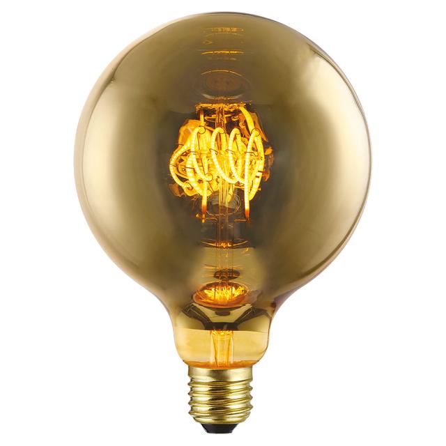 LAMPADINA LED SUPREMA GLOBO E27 4W=9W 70 lumen 2200K LUCE CALDA FINITURA ORO | Tecnomat LAMPADINA LED SUPREMA GLOBO E27 4W=9W 70 lumen 2200K LUCE CALDA FINITURA ORO | Tecnomat