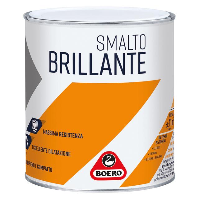 SMALTO SOLVENTE BRILLANTE BOERO BIANCO 0,75 l FERRO LEGNO 12 m² CON 1 l PRONTO USO | Tecnomat SMALTO SOLVENTE BRILLANTE BOERO BIANCO 0,75 l FERRO LEGNO 12 m² CON 1 l PRONTO USO | Tecnomat