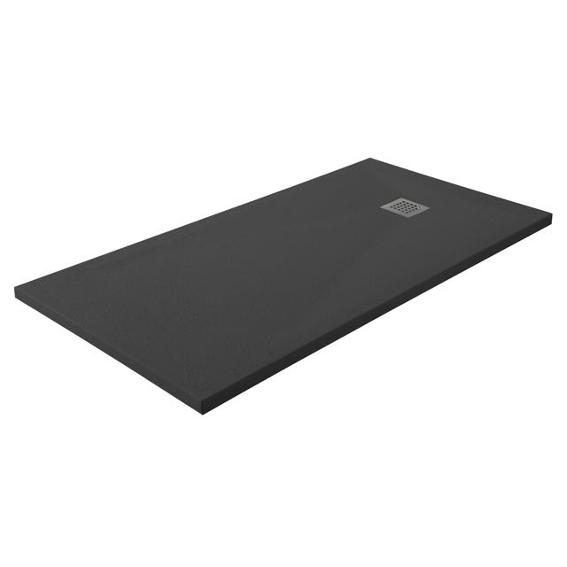 PIATTO DOCCIA SERIE SWING IN MARMORESINA ANTRACITE 80x120 cm H 2,7cm PILETTA Ø 90 mm | Tecnomat PIATTO DOCCIA SERIE SWING IN MARMORESINA ANTRACITE 80x120 cm H 2,7cm PILETTA Ø 90 mm | Tecnomat
