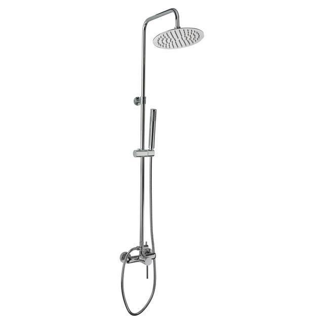 COLONNA DOCCIA MARVEL CLELIA 1 GETTO CROMO SOFFIONE INOX Ø 250 mm MISCELATORE MECCANICO | Tecnomat COLONNA DOCCIA MARVEL CLELIA 1 GETTO CROMO SOFFIONE INOX Ø 250 mm MISCELATORE MECCANICO | Tecnomat