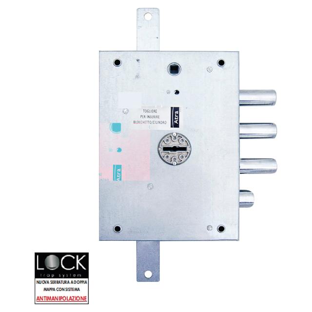 SERRATURA DIERRE AD APPLICARE DESTRA DOPPIA MAPPA 37 mm E73 mm TRIPLICE CON SCROCCO | Tecnomat SERRATURA DIERRE AD APPLICARE DESTRA DOPPIA MAPPA 37 mm E73 mm TRIPLICE CON SCROCCO | Tecnomat