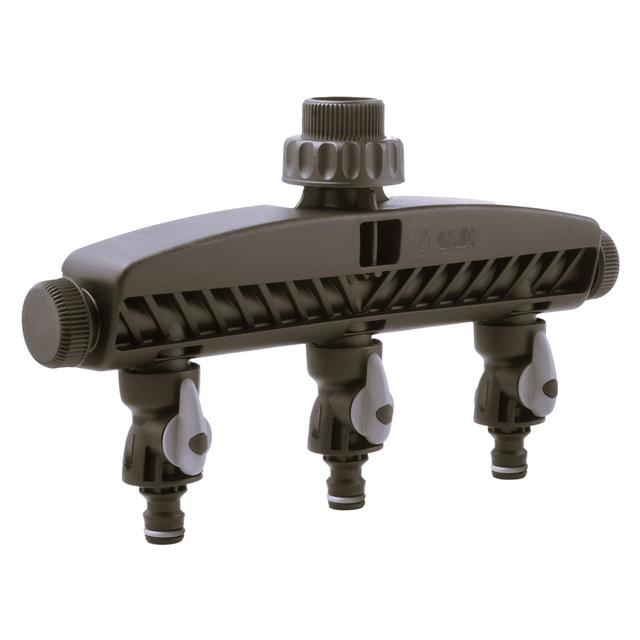 RUBINETTO GIARDINO 3/4''F 3+2 VIE 3 RUBINETTI A SFERA + 2 USCITE IN PLASTICA | Tecnomat RUBINETTO GIARDINO 3/4''F 3+2 VIE 3 RUBINETTI A SFERA + 2 USCITE IN PLASTICA - 2 | Tecnomat