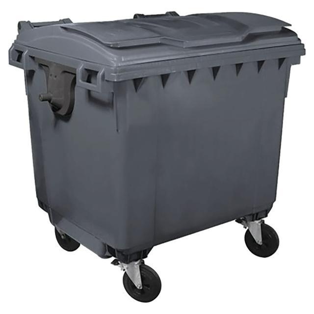 CASSONETTO DIFFERENZIATA ECOPLAST 1100 l GRIGIO CON 4 RUOTE 1370 x 1070 x h1344 cm | Tecnomat CASSONETTO DIFFERENZIATA ECOPLAST 1100 l GRIGIO CON 4 RUOTE 1370 x 1070 x h1344 cm - 2 | Tecnomat