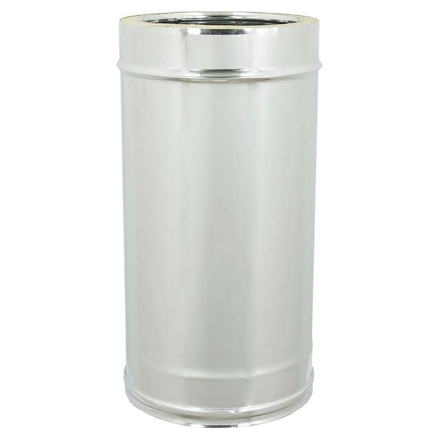 TUBO LINEARE INOX DOPPIA PARETE 316-304 Ø 130 mm L 500 SPESSORE 0,5 mm | Tecnomat TUBO LINEARE INOX DOPPIA PARETE 316-304 Ø 130 mm L 500 SPESSORE 0,5 mm - 2 | Tecnomat