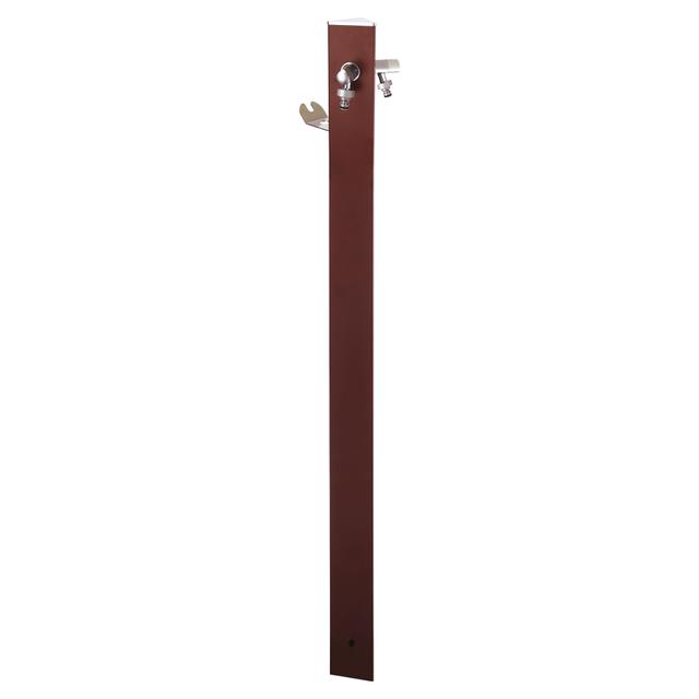 FONTANA IN ALLUMINIO VERNICIATO BRONZO METAL AQUAPOINT TRIANGLE DUE RUBINETTI E PORTATUBO | Tecnomat  FONTANA IN ALLUMINIO VERNICIATO BRONZO METAL AQUAPOINT TRIANGLE DUE RUBINETTI E PORTATUBO | Tecnomat