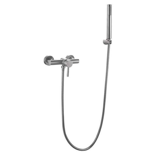 MISCELATORE DOCCIA ESTERNO ACQUAPRO KALEIA INOX CON DOCCETTA CARTUCCIA Ø 35 mm | Tecnomat MISCELATORE DOCCIA ESTERNO ACQUAPRO KALEIA INOX CON DOCCETTA CARTUCCIA Ø 35 mm | Tecnomat