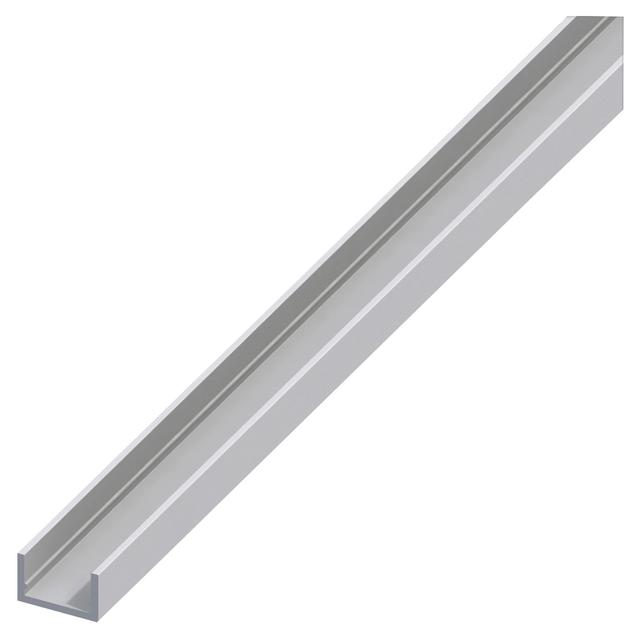 PROFILO U ALLUMINIO ANODIZZATO 10x20x1 mm 1 m ARGENTO | Tecnomat PROFILO U ALLUMINIO ANODIZZATO 10x20x1 mm 1 m ARGENTO | Tecnomat