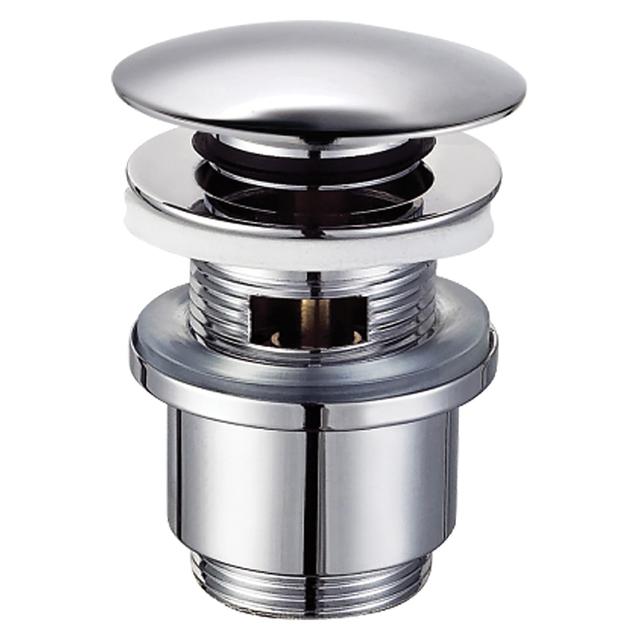 PILETTA LAVABO BIDET CLICK CLACK TECOM CON TROPPO PIENO 1''1/4 IN OTTONE CROMO TAPPO TONDO | Tecnomat PILETTA LAVABO BIDET CLICK CLACK TECOM CON TROPPO PIENO 1''1/4 IN OTTONE CROMO TAPPO TONDO | Tecnomat