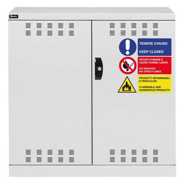 ARMADIO METALLO AREATO 2 RIPIANI CON VASCA 100x123x55,5 cm (HxLxP) | Tecnomat ARMADIO METALLO AREATO 2 RIPIANI CON VASCA 100x123x55,5 cm (HxLxP) - 2 | Tecnomat