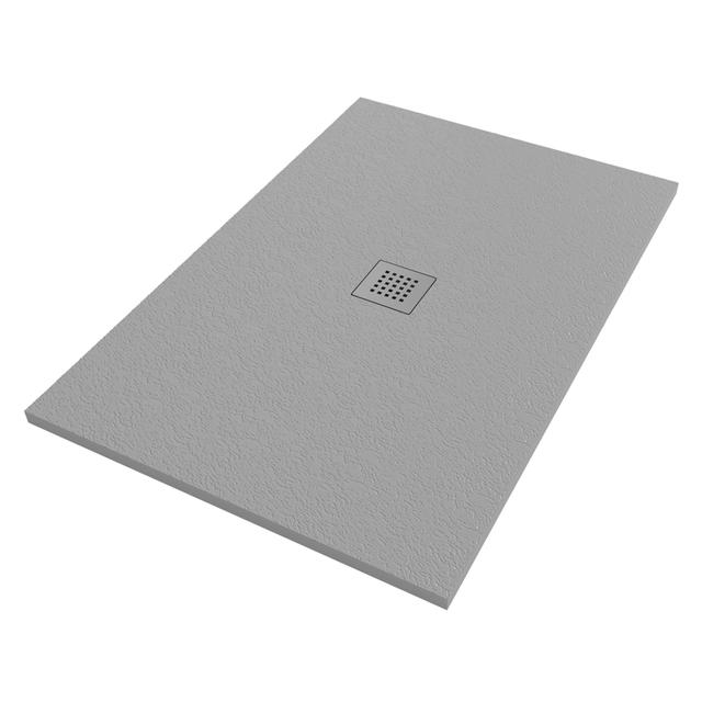 PIATTO DOCCIA TEVERE PIETRA MARMORESINA GRIGIO 70x120 cm H 2,2 cm PILETTA Ø90 mm | Tecnomat PIATTO DOCCIA TEVERE PIETRA MARMORESINA GRIGIO 70x120 cm H 2,2 cm PILETTA Ø90 mm | Tecnomat