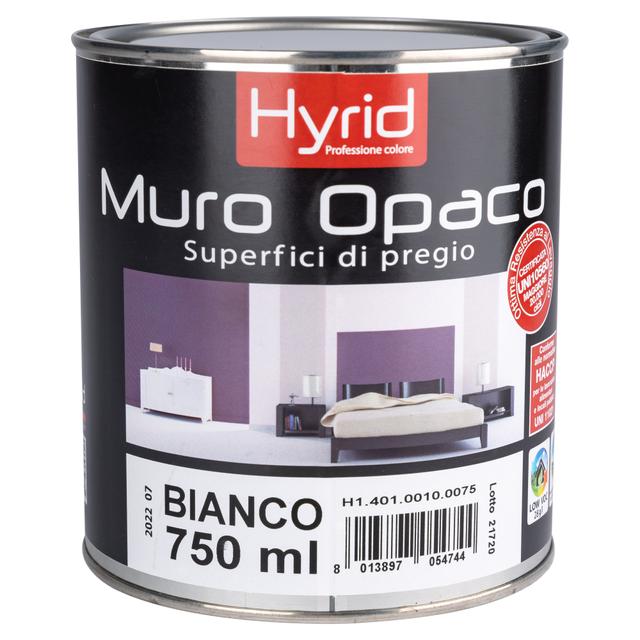 IDROSMALTO OPACO HYRID 0,75 l BIANCO CROMIE DI PROVENZA INTERNO 8-10 m² CON 1 l | Tecnomat IDROSMALTO OPACO HYRID 0,75 l BIANCO CROMIE DI PROVENZA INTERNO 8-10 m² CON 1 l | Tecnomat