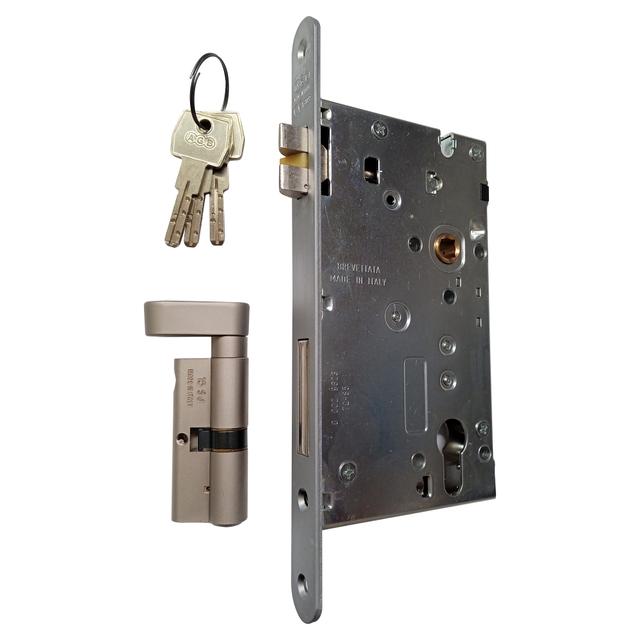 KIT ANTIPANICO AGB DX COMPLETO DI SERR CILINDRO NON MASTERIZZATO, CHIAVE E POMOLO | Tecnomat KIT ANTIPANICO AGB DX COMPLETO DI SERR CILINDRO NON MASTERIZZATO, CHIAVE E POMOLO - 2 | Tecnomat