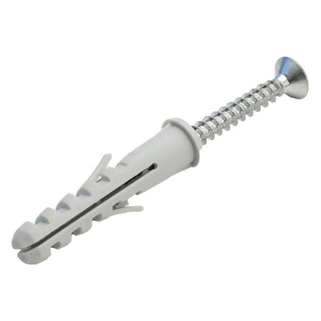 TASSELLI NYLON MUNGO Ø 8x41 mm 10 PEZZI CON VITE TRUCIOLARE 5x50 mm | Tecnomat TASSELLI NYLON MUNGO Ø 8x41 mm 10 PEZZI CON VITE TRUCIOLARE 5x50 mm | Tecnomat