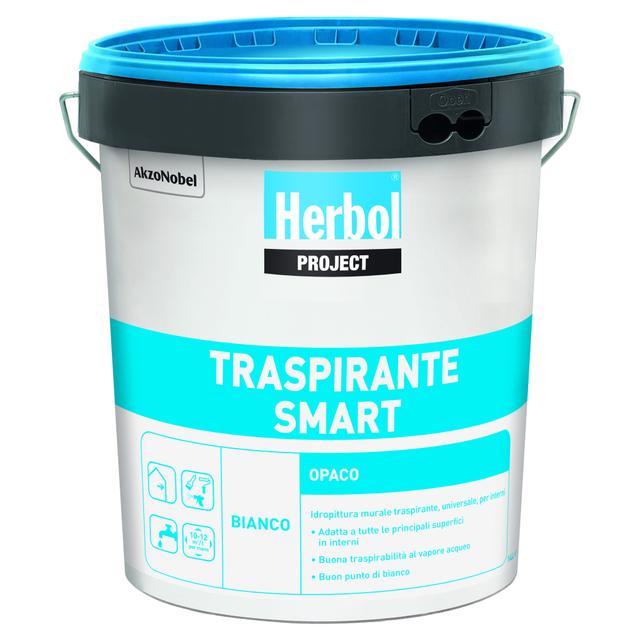 IDROPITTURA TRASPIRANTE HERBOL 14 l BIANCO LINEA SMART 5 - 6 m²/l A 2 MANI | Tecnomat IDROPITTURA TRASPIRANTE HERBOL 14 l BIANCO LINEA SMART 5 - 6 m²/l A 2 MANI - 2 | Tecnomat