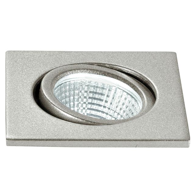 FARETTO INCASSO POLARIS LED COB 3W QUADRO SILVER ORIENTABILE 240 lumen 4000K Ø 60x57mm | Tecnomat FARETTO INCASSO POLARIS LED COB 3W QUADRO SILVER ORIENTABILE 240 lumen 4000K Ø 60x57mm | Tecnomat