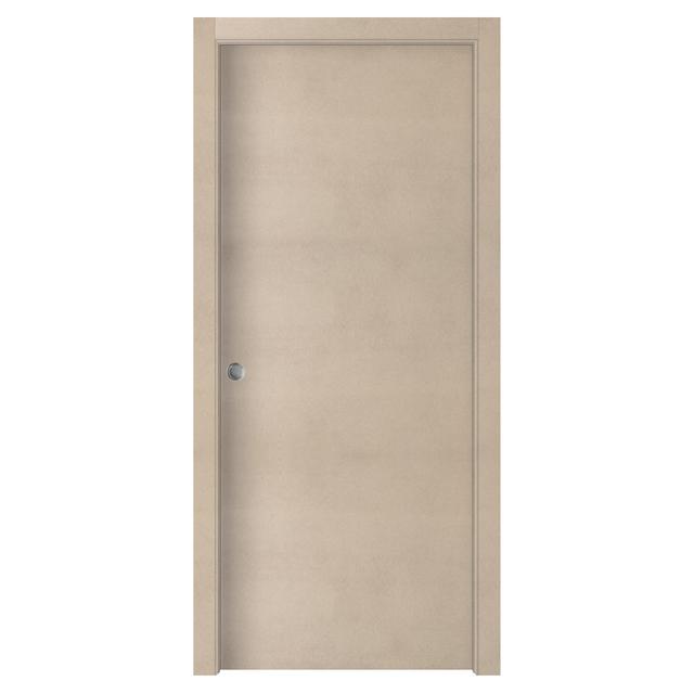 PORTA DA INTERNO SCORREVOLE INTERNO MURO GREZZA LIVINGDOOR 80x210 cm (LxH) | Tecnomat PORTA DA INTERNO SCORREVOLE INTERNO MURO GREZZA LIVINGDOOR 80x210 cm (LxH) | Tecnomat
