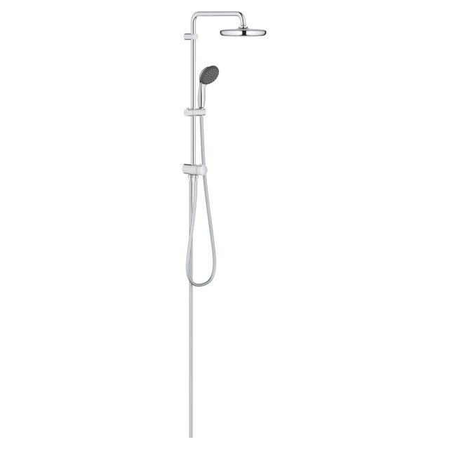 COLONNA DOCCIA GROHE VITALIO START 210 CROMO 2 GETTI CON DEVIATORE SOFFIONE Ø 210 mm INT.FISSO | Tecnomat COLONNA DOCCIA GROHE VITALIO START 210 CROMO 2 GETTI CON DEVIATORE SOFFIONE Ø 210 mm INT.FISSO | Tecnomat