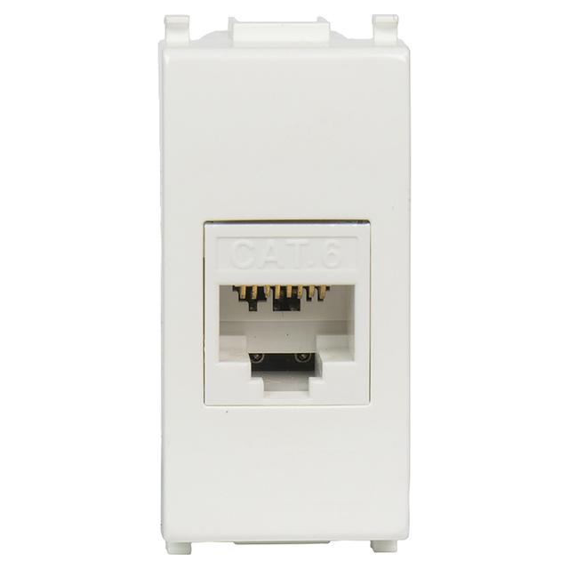 PRESA DATI RJ CAT5e UTP COMPATIBILE BTICINO MATIX CRIMPAGGIO SENZA UTENSILE | Tecnomat PRESA DATI RJ CAT5e UTP COMPATIBILE BTICINO MATIX CRIMPAGGIO SENZA UTENSILE | Tecnomat