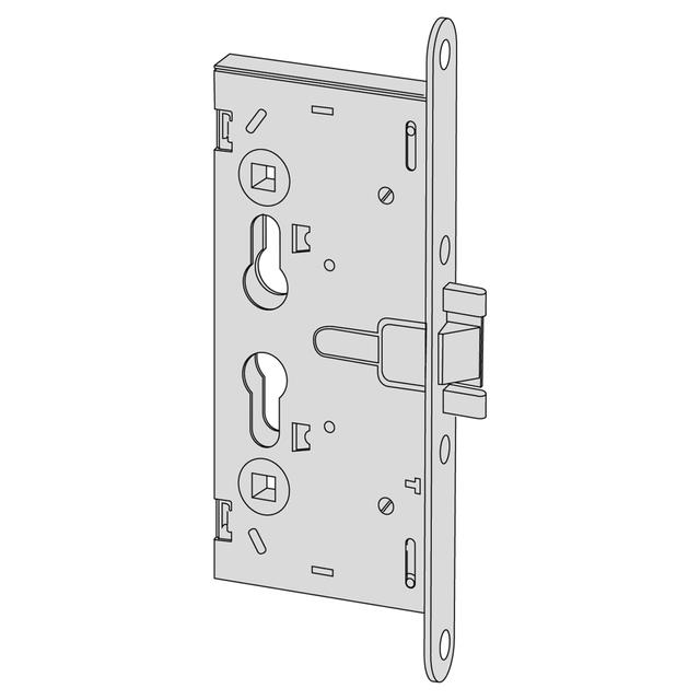 SERRATURA CISA AD INFILARE TAGLIAFUOCO AMBIDESTRA QUADRO 9 mm 1 MANDATA CON SCROCCO | Tecnomat SERRATURA CISA AD INFILARE TAGLIAFUOCO AMBIDESTRA QUADRO 9 mm 1 MANDATA CON SCROCCO - 2 | Tecnomat