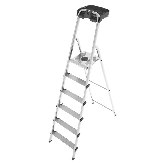 SCALA ACCIAIO/ALLUMINIO PORTAOGGETTI 6GR PESO 9,4 kg PORTATA 150 kg ALTEZZA PEDANA 127,5 cm | Tecnomat SCALA ACCIAIO/ALLUMINIO PORTAOGGETTI 6GR PESO 9,4 kg PORTATA 150 kg ALTEZZA PEDANA 127,5 cm | Tecnomat