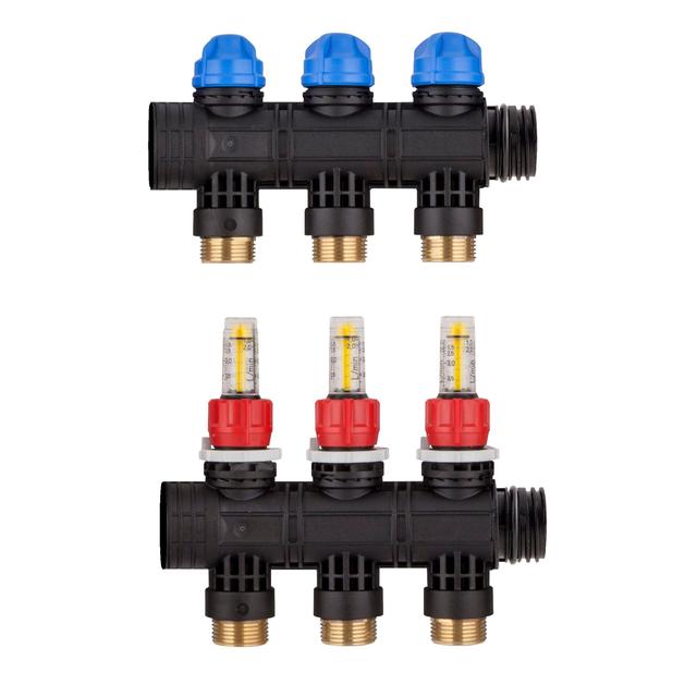 COLLETTORE DI DISTRIBUZIONE JOHN GUEST 1''X 3/4'' POLIMERO 3 VIE RISCALDAMENTO A PAVIMENTO | Tecnomat COLLETTORE DI DISTRIBUZIONE JOHN GUEST 1''X 3/4'' POLIMERO 3 VIE RISCALDAMENTO A PAVIMENTO | Tecnomat
