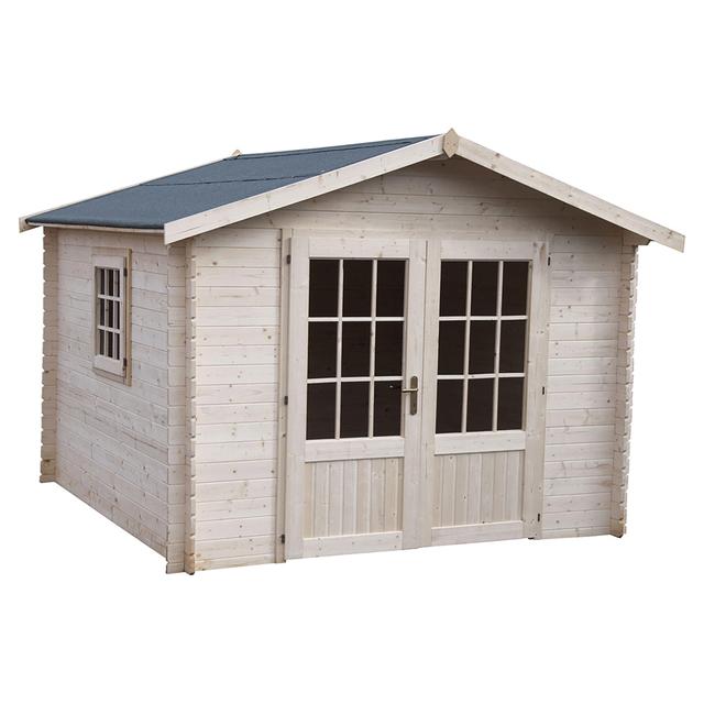 CASETTA IN LEGNO ETNA 299x299 cm H 239 cm SPESSORE PARETE 25 mm | Tecnomat CASETTA IN LEGNO ETNA 299x299 cm H 239 cm SPESSORE PARETE 25 mm | Tecnomat