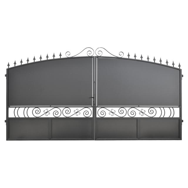 CANCELLO ARCANO DUE ANTEZINCATO E VERNICIATO NERO400x180/210 cm (LxH) | Tecnomat CANCELLO ARCANO DUE ANTEZINCATO E VERNICIATO NERO400x180/210 cm (LxH) - 2 | Tecnomat