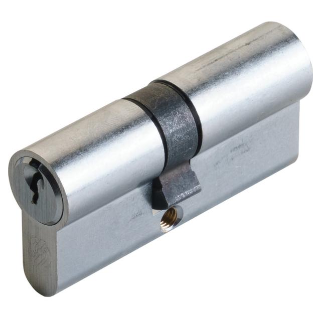 CILINDRO SAGOMATO SECUREMME KY MISURA 80 = 40+40 mm CROMO SATINATO | Tecnomat CILINDRO SAGOMATO SECUREMME KY MISURA 80 = 40+40 mm CROMO SATINATO - 2 | Tecnomat