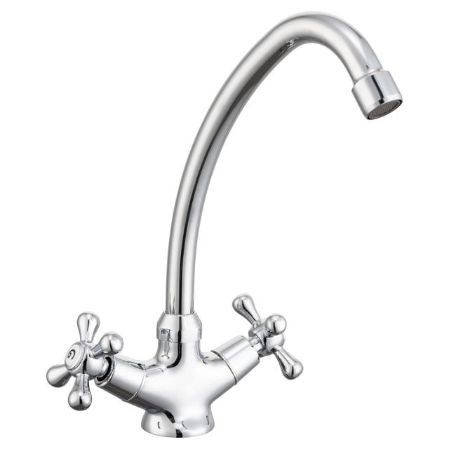 GRUPPO LAVELLO MONOFORO AVENTINO CROMO BOCCA ALTA AD ARCO MECCANISMO VITONI CERAMICI | Tecnomat GRUPPO LAVELLO MONOFORO AVENTINO CROMO BOCCA ALTA AD ARCO MECCANISMO VITONI CERAMICI | Tecnomat