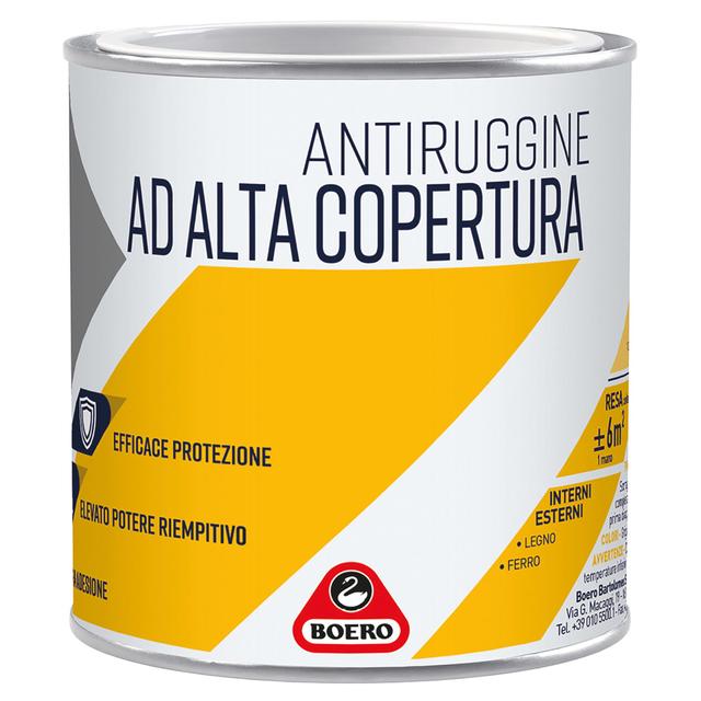 ANTIRUGGINE ALTA COPERTURA BOERO ROSSO 2,5 l FERRO E LEGNO 9-11 m² CON 1 l | Tecnomat ANTIRUGGINE ALTA COPERTURA BOERO ROSSO 2,5 l FERRO E LEGNO 9-11 m² CON 1 l | Tecnomat