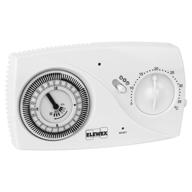 CRONOTERMOSTATO GIORNALIERO VEMER ELEWEX CM100 ELETTROMECCANICO DA PARETE COLORE BIANCO | Tecnomat CRONOTERMOSTATO GIORNALIERO VEMER ELEWEX CM100 ELETTROMECCANICO DA PARETE COLORE BIANCO - 2 | Tecnomat