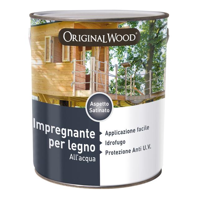 IMPREGNANTE ACQUA ORIGINAL WOOD 5 l BIANCO PER LEGNO 10-12 m² CON 1 l | Tecnomat IMPREGNANTE ACQUA ORIGINAL WOOD 5 l BIANCO PER LEGNO 10-12 m² CON 1 l - 2 | Tecnomat