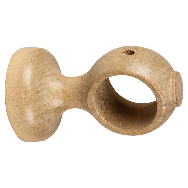 SUPPORTO CHIUSO IN LEGNO 5 cm COLOR NATURALE 1 PEZZO PER BASTONE Ø 28 mm | Tecnomat SUPPORTO CHIUSO IN LEGNO 5 cm COLOR NATURALE 1 PEZZO PER BASTONE Ø 28 mm | Tecnomat