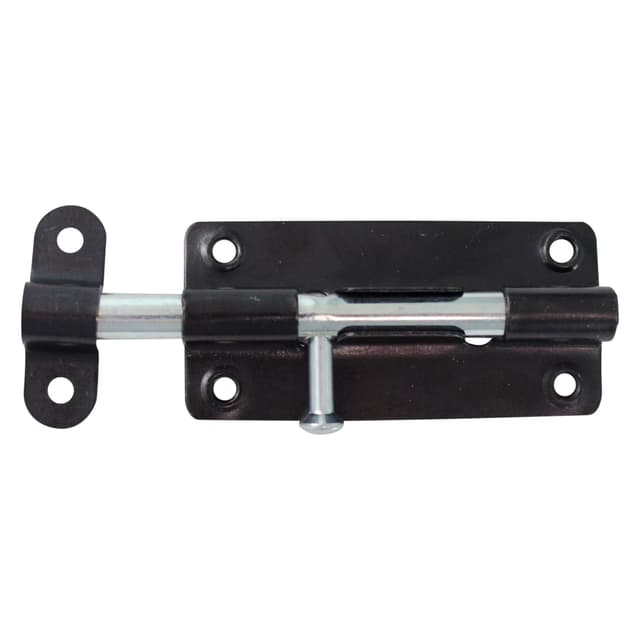 CATENACCIO A CANNONE 100 mm ACCIAIO ZINCATO NERO | Tecnomat CATENACCIO A CANNONE 100 mm ACCIAIO ZINCATO NERO - 2 | Tecnomat