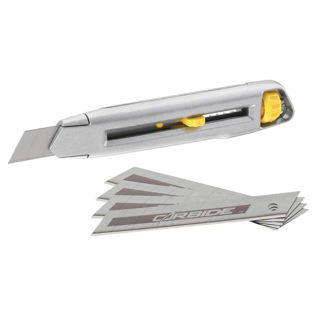 CUTTER 18 mm STANLEY METALLO LAMA SETTORI CON 5 LAME | Tecnomat CUTTER 18 mm STANLEY METALLO LAMA SETTORI CON 5 LAME - 2 | Tecnomat