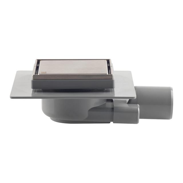 POZZETTO DOCCIA PAVIMENTO TEA TIRANA GRIGLIA L 120 X 120 mm INOX PIASTRELLABILE TELO 500X500 | Tecnomat POZZETTO DOCCIA PAVIMENTO TEA TIRANA GRIGLIA L 120 X 120 mm INOX PIASTRELLABILE TELO 500X500 - 2 | Tecnomat