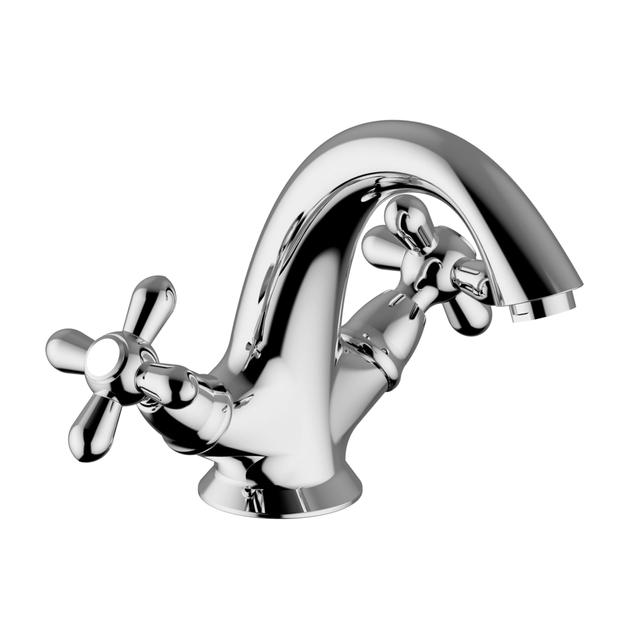 GRUPPO LAVABO MONOFORO TEOREMA DUCALE CROMO MECCANISMO A VITONI | Tecnomat GRUPPO LAVABO MONOFORO TEOREMA DUCALE CROMO MECCANISMO A VITONI | Tecnomat