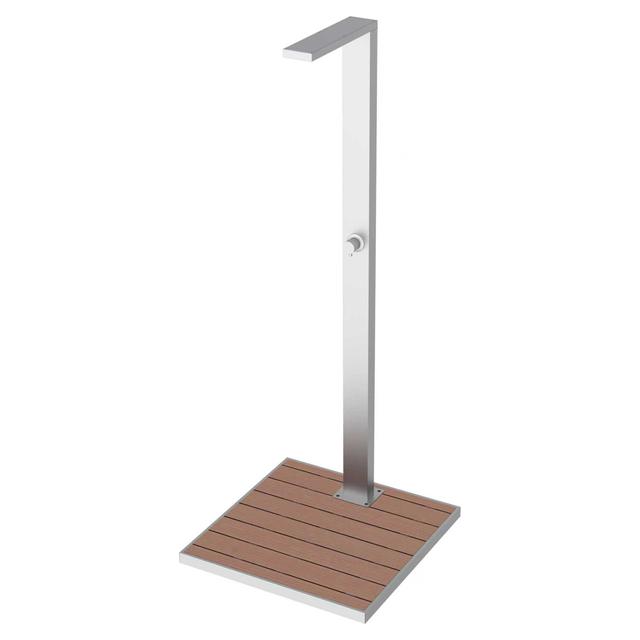 COLONNA DOCCIA ACQUAPRO AVIANA DA ESTERNO IN ACCIAIO INOX 316 CON PEDANA PLASTIC WOOD | Tecnomat COLONNA DOCCIA ACQUAPRO AVIANA DA ESTERNO IN ACCIAIO INOX 316 CON PEDANA PLASTIC WOOD - 2 | Tecnomat
