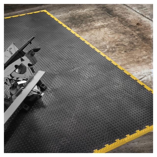 10 PIASTRELLE ART PLAST 483x483x10 mm IN PVC NERO CHICCHI DI RISO COMPONIBILE E ANTISCIVOLO | Tecnomat 10 PIASTRELLE ART PLAST 483x483x10 mm IN PVC NERO CHICCHI DI RISO COMPONIBILE E ANTISCIVOLO | Tecnomat