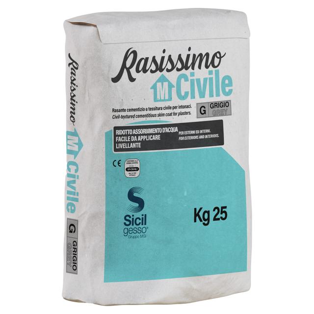 RASANTE RASISSIMO M CIVILE SICILGESSO PER INTERNO E ESTERNO GRIGIO 25 kg | Tecnomat RASANTE RASISSIMO M CIVILE SICILGESSO PER INTERNO E ESTERNO GRIGIO 25 kg | Tecnomat