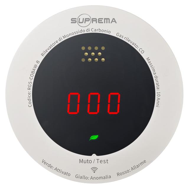 RILEVATORE CO MONOSSIDO DI CARBONIO WI-FI DA PARETE A BATTERIA CR123 NON INCLUSA | Tecnomat RILEVATORE CO MONOSSIDO DI CARBONIO WI-FI DA PARETE A BATTERIA CR123 NON INCLUSA | Tecnomat