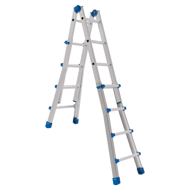 SCALA TELESCOPICA BLU MARCHETTI 5+5 ALTEZZA MASSIMA 5,20 m D.LGS 81/08 PORTATA 150 kg | Tecnomat SCALA TELESCOPICA BLU MARCHETTI 5+5 ALTEZZA MASSIMA 5,20 m D.LGS 81/08 PORTATA 150 kg | Tecnomat