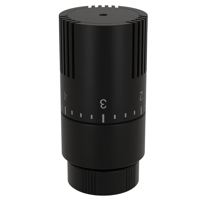 TESTA TERMOSTATICA POLETTI NERO OPACO CON SENSORE A LIQUIDO ATTACCO M30x1,5 mm | Tecnomat TESTA TERMOSTATICA POLETTI NERO OPACO CON SENSORE A LIQUIDO ATTACCO M30x1,5 mm - 2 | Tecnomat