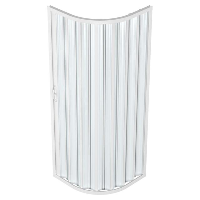 BOX DOCCIA GIOVE 1/4 CERCHIO IN PVC (90x90)cm APERTURA LATERALE PROFILI IN PVC BIANCO | Tecnomat BOX DOCCIA GIOVE 1/4 CERCHIO IN PVC (90x90)cm APERTURA LATERALE PROFILI IN PVC BIANCO - 2 | Tecnomat