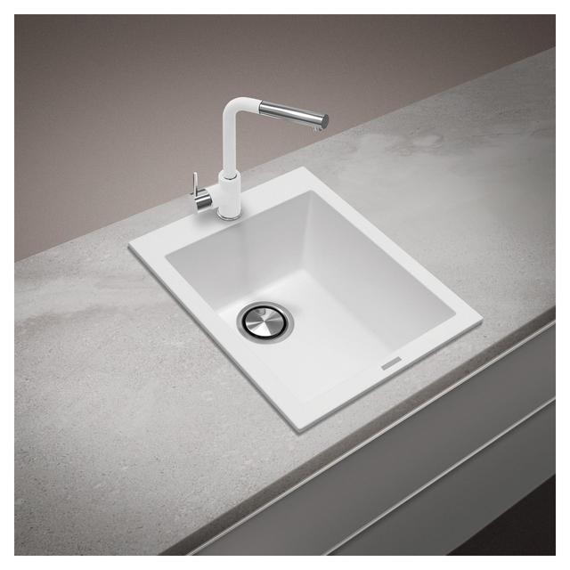 LAVELLO DIAMANT 76x50 cm IN GRANIT BIANCO 1 VASCA | Tecnomat LAVELLO DIAMANT 76x50 cm IN GRANIT BIANCO 1 VASCA - 2 | Tecnomat