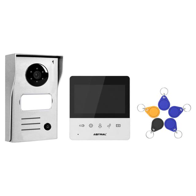 KIT VIDEOCITOFONO ASTRAL 4,3" HD A 2 FILI CON TAG RFID PREDISPOSTO PER WIFI | Tecnomat KIT VIDEOCITOFONO ASTRAL 4,3" HD A 2 FILI CON TAG RFID PREDISPOSTO PER WIFI - 2 | Tecnomat
